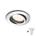Philips - LED RGBW prigušivo ugradno stropno svjetlo DONEGAL 1xGU10/4,8W/230V + daljinski upravljač