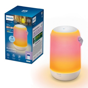 Philips - LED RGBW prijenosna stolna lampa s dodirnim upravljanjem i mogućnošću prigušivanja SMART LED/13,5W/3,6V 2200-6500K Wi-Fi 1800 mAh