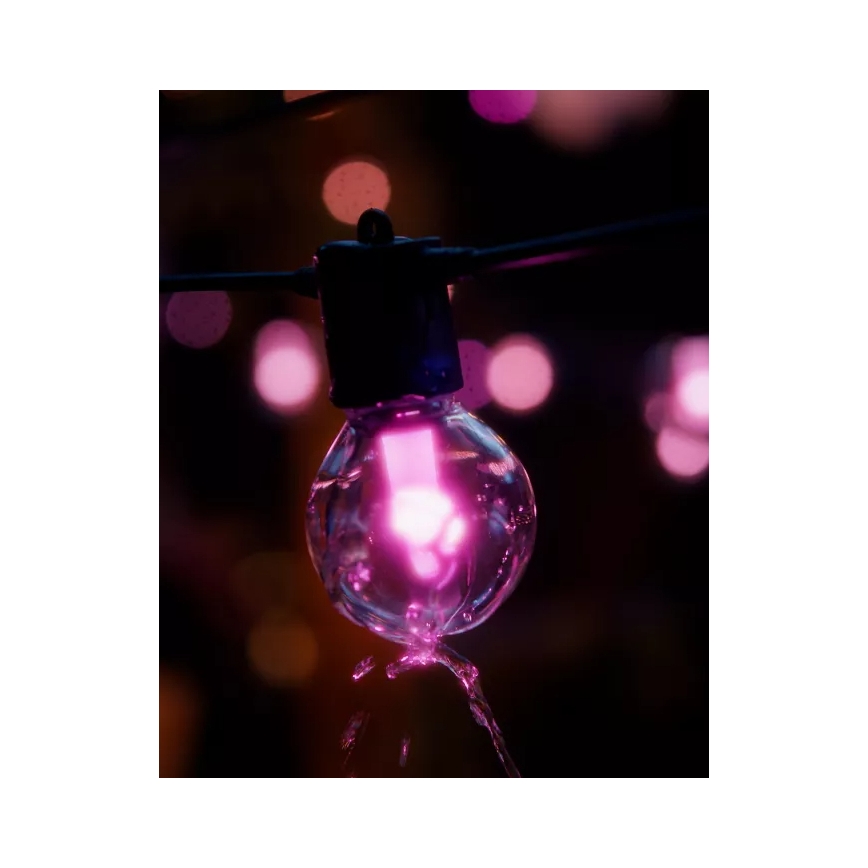 Philips - LED RGBW Produžni vanjski niz s mogućnošću prigušivanja Hue FESTAVIA 20xLED 14m IP65