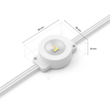 Philips Hue FESTAVIA LED RGBW produžni prigušivi vanjski svjetlosni niz 16xLED 9m 1000-20000K IP65