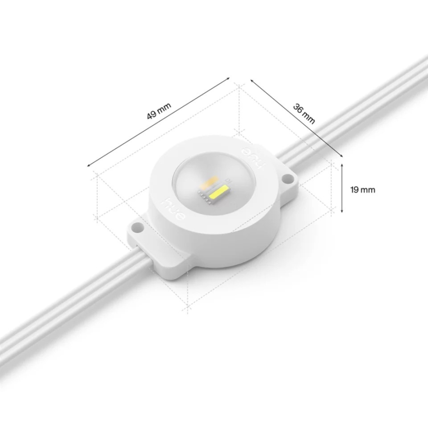 Philips Hue FESTAVIA LED RGBW produžni prigušivi vanjski svjetlosni niz 16xLED 9m 1000-20000K IP65