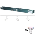 Philips - LED RGBW reflektor s prigušivanjem za tračni sustav EASYLINK HUE 3xGU10/4,7W/230V 2200-6500K 1m bijela