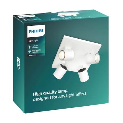 Philips - LED RGBW svjetiljka s mogućnošću prigušivanja RUNNER 4xGU10/6,5W/230V 2700-6500K bijela