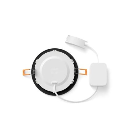 Philips - LED RGBW prigušivo ugradno stropno svjetlo za kupaonicu Hue SLIM LED/12W/230V 1000-20000K crna IP44