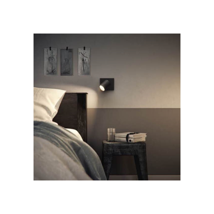 Philips - LED RGBW prigušiva reflektorska svjetiljka RUNNER 1xGU10/6,5W/230V 2700-6500K crna