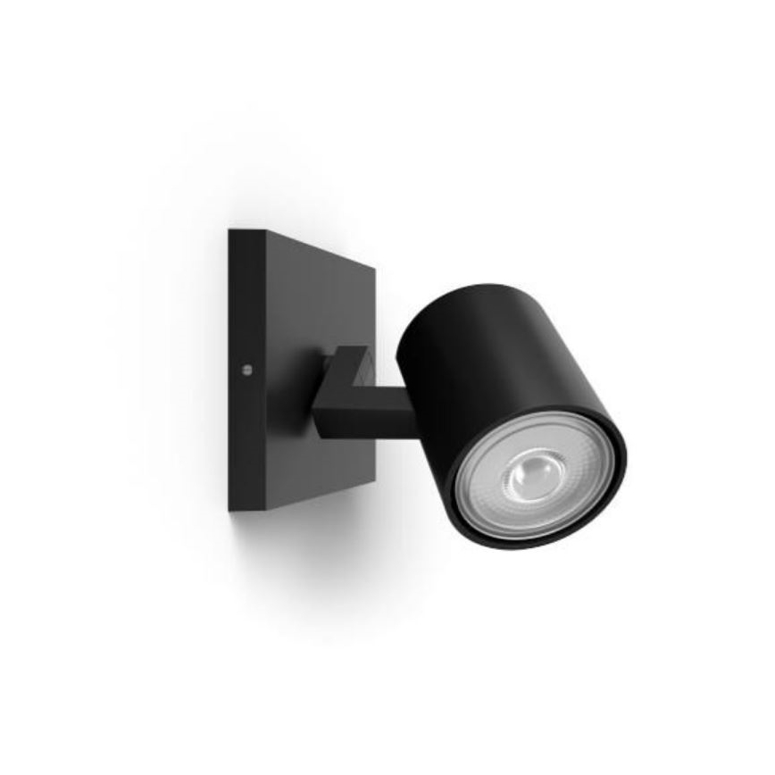 Philips - LED RGBW prigušiva reflektorska svjetiljka RUNNER 1xGU10/6,5W/230V 2700-6500K crna