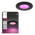 Philips - LED RGBW ugradna kupaonska svjetiljka s mogućnošću prigušivanja Hue SLIM LED/8,3W/230V 1000-20000K crna P44