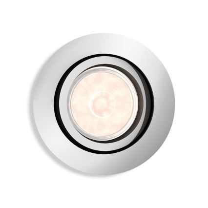 Philips - LED RGBW prigušivo ugradno stropno svjetlo DONEGAL 1xGU10/4,8W/230V + daljinski upravljač
