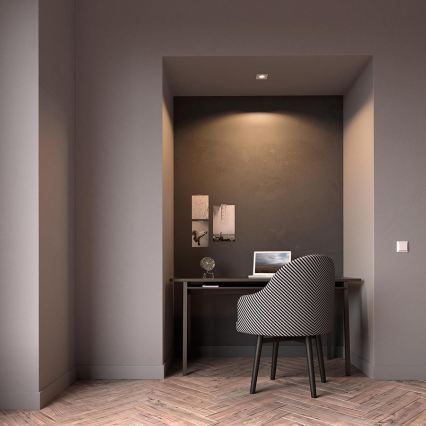 Philips - LED RGBW prigušivo ugradno stropno svjetlo DONEGAL 1xGU10/4,8W/230V + daljinsko upravljanje