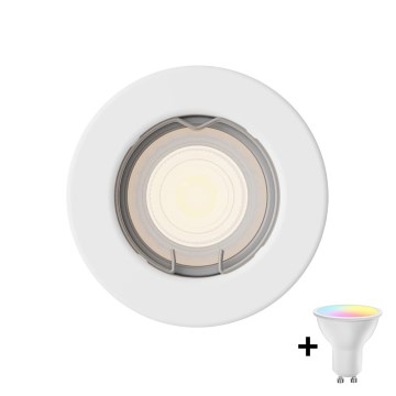 Philips - LED RGBW ugradno stropno svjetlo PERIDOT s mogućnošću prigušivanja 1xGU10/6,5W/230V 2700-6500K bijelo
