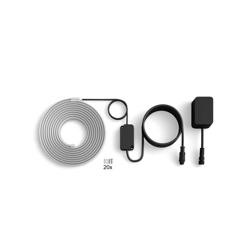 Philips - LED RGBW vanjska traka s mogućnošću prigušivanja Hue FLUX 5m LED/30W/230V 2200-6500K IP67 + senzor pokreta