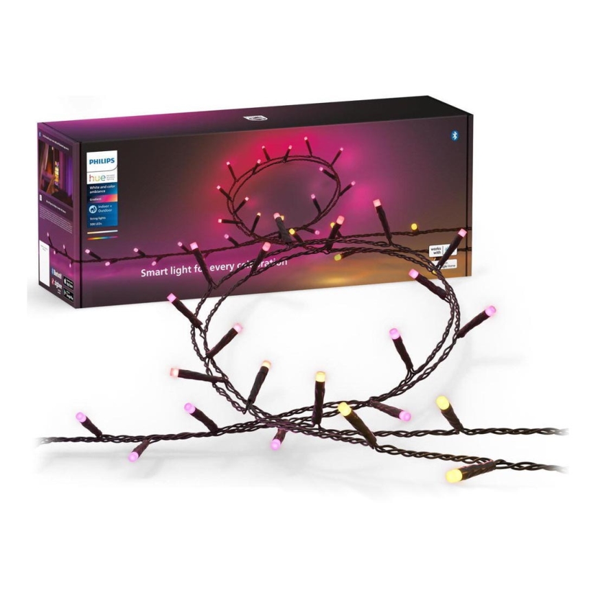 Philips - LED RGBW vanjski prigušivi lanac HUE WHITE AND COLOR AMBIANCE 500xLED 44,4 m 2000-6500K IP54