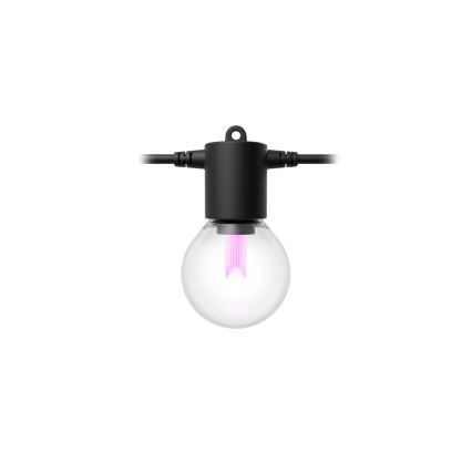 Philips - LED RGBW vanjski svjetlosni niz Hue FESTAVIA 20xLED 14m IP65 s mogućnošću prigušivanja