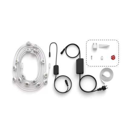 Philips - LED RGBW vanjski svjetlosni niz Hue FESTAVIA s mogućnošću prigušivanja 32xLED 18m 1000-20000K IP65