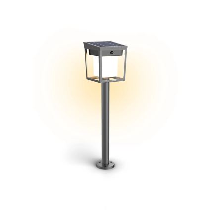 Philips - LED Solarna lampa sa senzorom za pokret i dan/noć BLAISE LED/1,5W/3,7V 2600 mAh 3000K IP44