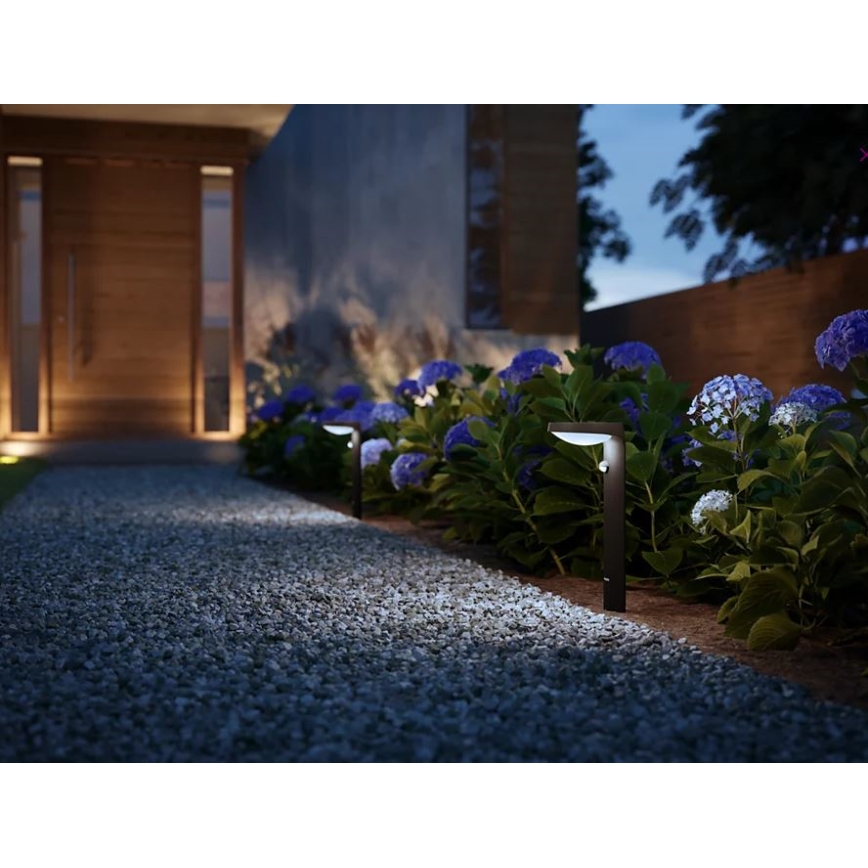 Philips - LED Solarna lampa sa senzorom za pokret i dan/noć LED/1,2W/4V 1800 mAh 4000K IP44