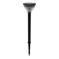 Philips - LED solarna svjetiljka sa senzorom KYNA LED/3,8W/3,7V 800 mAh 2700K IP44 crna