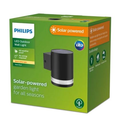 Philips - LED Solarna zidna svjetiljka FYCE LED/1,5W/3,7V 1200 mAh IP44