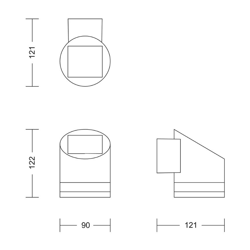Philips - LED Solarna zidna svjetiljka FYCE LED/1,5W/3,7V 1200 mAh IP44