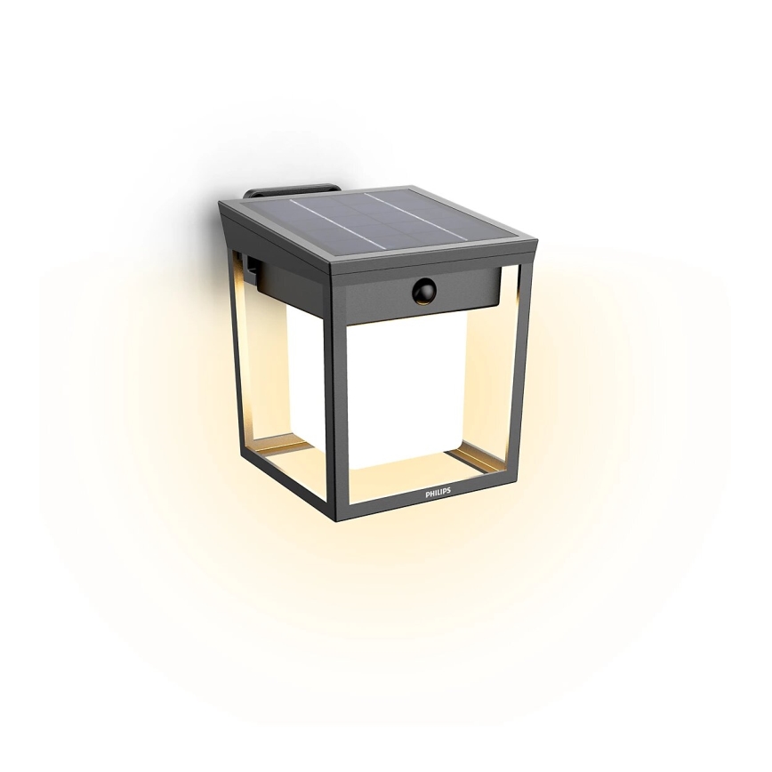 Philips - LED Solarna zidna svjetiljka sa senzorom BLAISE LED/1,5W/3,7V 3000K IP44