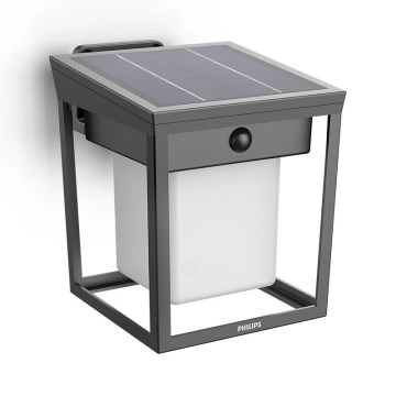 Philips - LED Solarna zidna svjetiljka sa senzorom BLAISE LED/1,5W/3,7V 3000K IP44