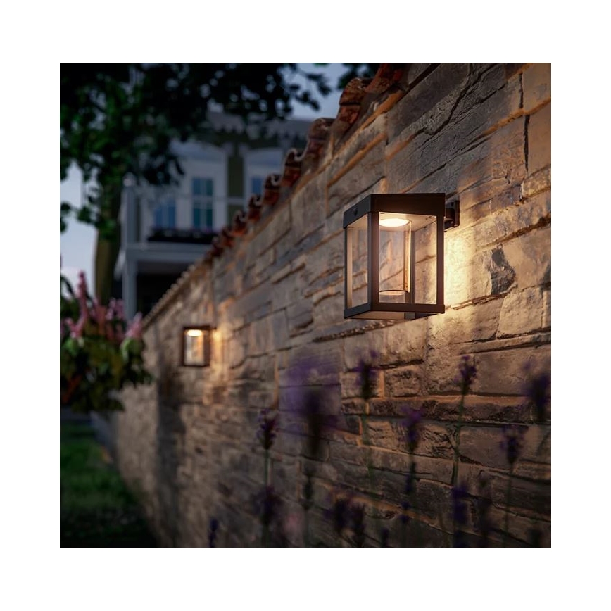 Philips - LED Solarna zidna svjetiljka sa senzorom za pokret i dan/noć CAMILL LED/1,4W/3,7V 2000 mAh IP44