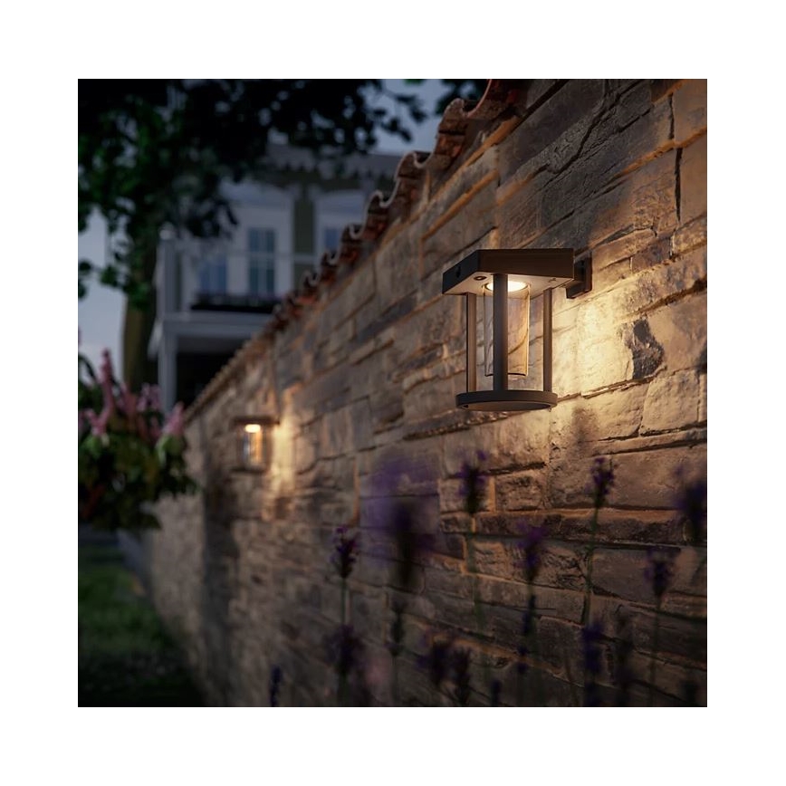 Philips - LED Solarna zidna svjetiljka sa senzorom za pokret i dan/noć CAMILL LED/1,4W/3,7V 2000 mAh IP44