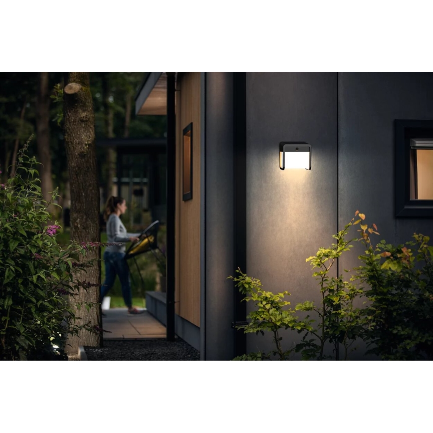 Philips - LED Solarna zidna svjetiljka sa senzorom EZRA LED/1,8W/3,7V 3000K IP44