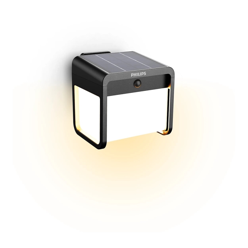 Philips - LED Solarna zidna svjetiljka sa senzorom EZRA LED/1,8W/3,7V 3000K IP44