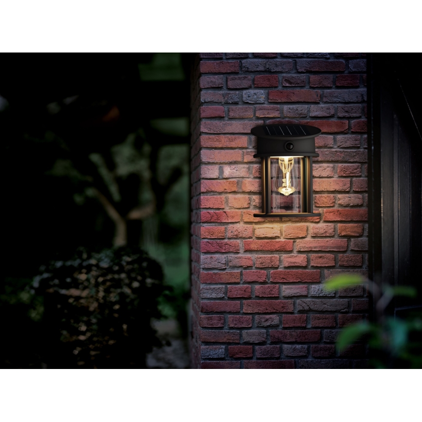 Philips - LED Solarna zidna svjetiljka sa senzorom GERI LED/3,2W/3,7V 2700K IP44