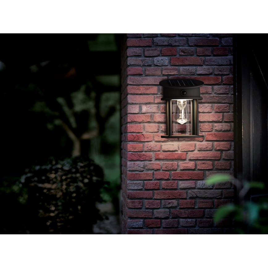Philips - LED Solarna zidna svjetiljka sa senzorom GERI LED/3,2W/3,7V 4000K IP44