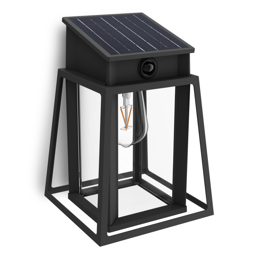 Philips - LED Solarna zidna svjetiljka sa senzorom LYSIN LED/3,2W/3,7V 2600 mAh 2700K IP44