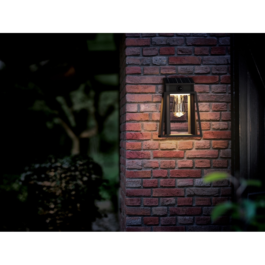 Philips - LED Solarna zidna svjetiljka sa senzorom LYSIN LED/3,2W/3,7V 2600 mAh 2700K IP44