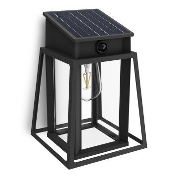 Philips - LED Solarna zidna svjetiljka sa senzorom LYSIN LED/3,2W/3,7V 4000K IP44