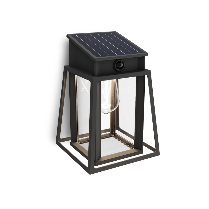 Philips - LED Solarna zidna svjetiljka sa senzorom za pokret i dan/noć LYSIN LED/3,2W/3,7V 2600 mAh 4000K IP44