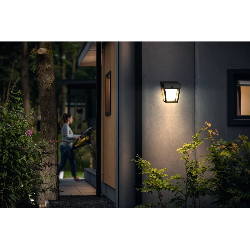 Philips - LED Solarna zidna svjetiljka sa senzorom NISSA LED/1,8W/3,7V 3000K IP44
