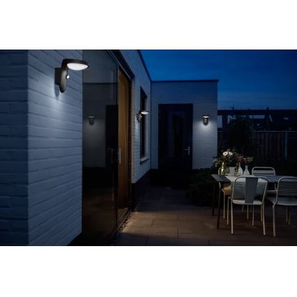 Philips - LED Solarna zidna svjetiljka sa senzorom za pokret i dan/noć LED/1,2W/4V 1800 mAh 4000K IP44