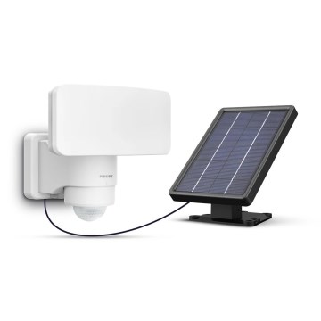 Philips - LED Solarna zidna svjetiljka sa senzorom TYLUS LED/6W/3,7V 3000K IP44