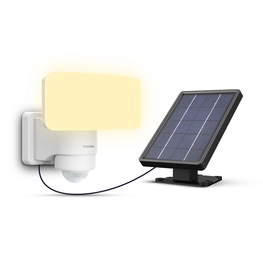 Philips - LED Solarna zidna svjetiljka sa senzorom TYLUS LED/6W/3,7V 3000K IP44
