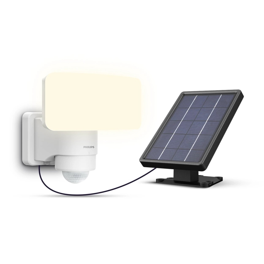 Philips - LED Solarna zidna svjetiljka sa senzorom TYLUS LED/6W/3,7V 5000K IP44