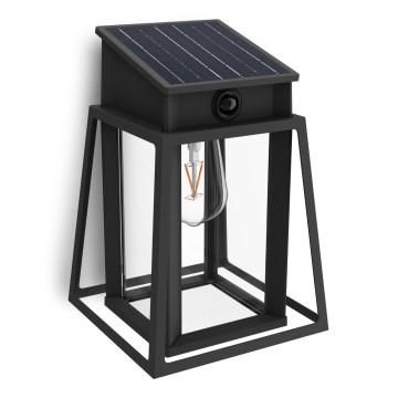 Philips - LED Solarna zidna svjetiljka sa senzorom za pokret i dan/noć LYSIN LED/3,2W/3,7V 2600 mAh 2700K IP44