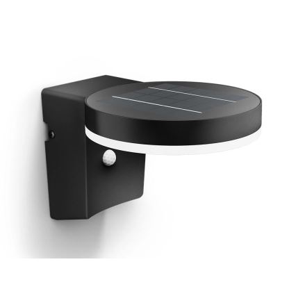 Philips - LED Solarna zidna svjetiljka sa senzorom za pokret i dan/noć ZONAL LED/1,3W/3,7V 2500 mAh IP44
