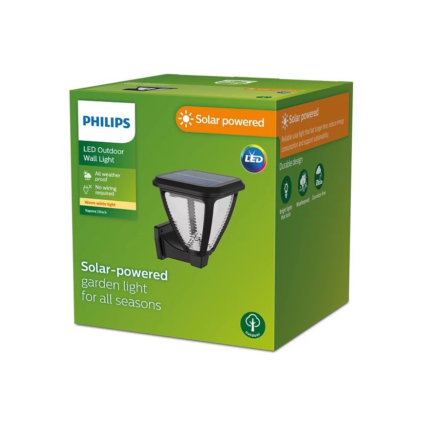 Philips - LED Solarna zidna svjetiljka VAPORA LED/1,5W/3,7V IP44