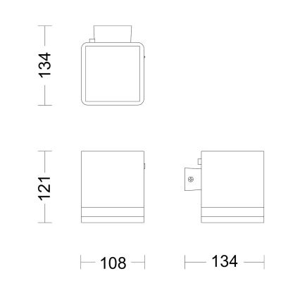 Philips - LED Solarna zidna svjetiljka VIRONA LED/1,8W/3,7V 2600 mAh 2700K IP44