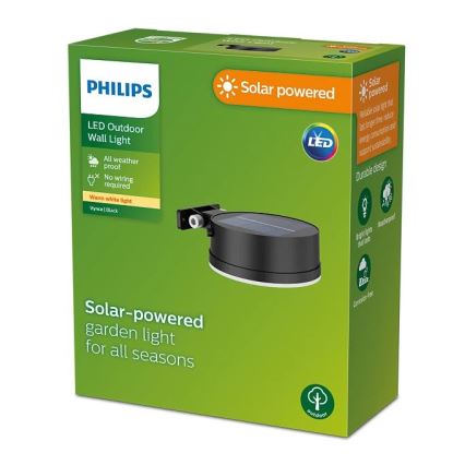 Philips - LED Solarna zidna svjetiljka VYNCE LED/1,5W/3,7V IP44