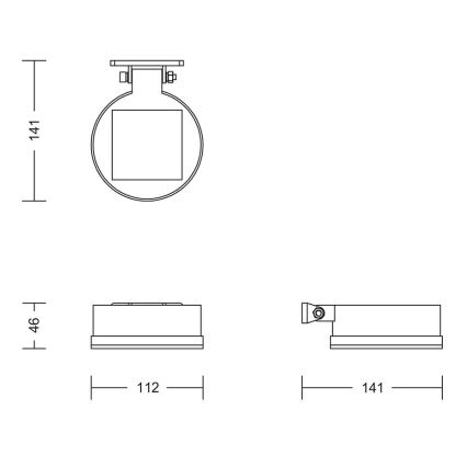 Philips - LED Solarna zidna svjetiljka VYNCE LED/1,5W/3,7V IP44