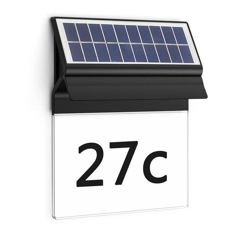 Philips - LED Solarni kućni broj ENKARA LED/0,2W/3,7V 1800 mAh IP44