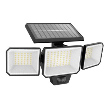 Philips -  LED Solarni zidni reflektor sa senzorom za pokret i dan/noć NYSIL 3xLED/8,7W/3,7V 2000 mAh IP65