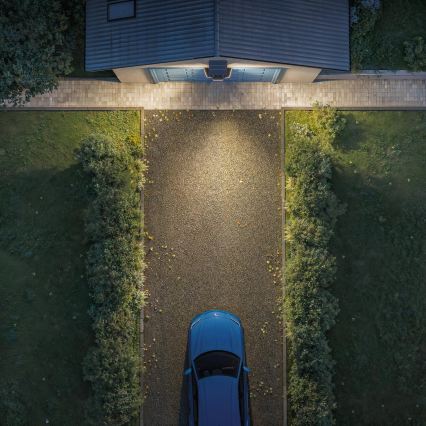 Philips - LED solarna zidna svjetiljka sa senzorom ZYREN LED/24,5W/3,7V 2600 mAh 3000K IP65