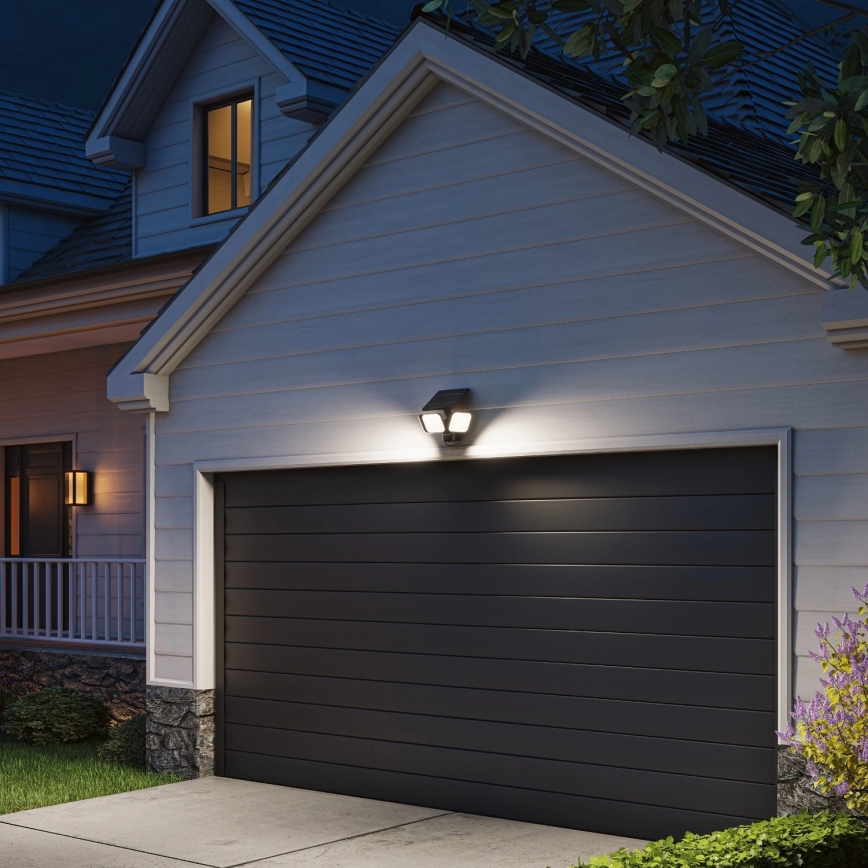 Philips - LED solarna zidna svjetiljka sa senzorom ZYREN LED/24,5W/3,7V 2600 mAh 3000K IP65